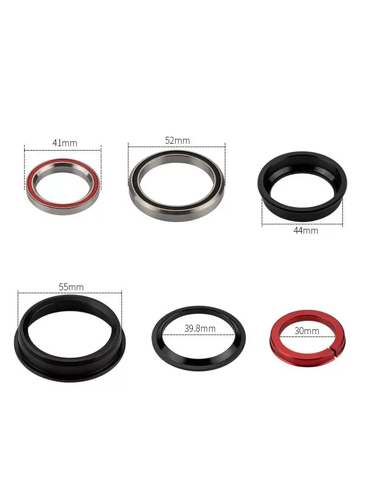 Bộ tai nghe xe đạp GUB ổ trục trực tiếp xe đạp leo núi xe đạp đường bộ phụ kiện phuộc côn 41.8-49-33mm