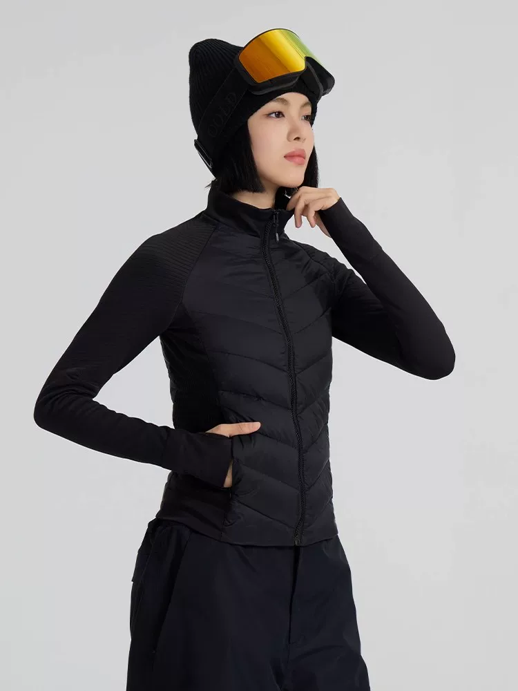 Áo khoác lót trượt tuyết mới của Cold Element dành cho các môn thể thao ngoài trời, áo khoác vừa vặn vừa vặn cho nữ mùa thu đông, lớp giữa ấm áp.