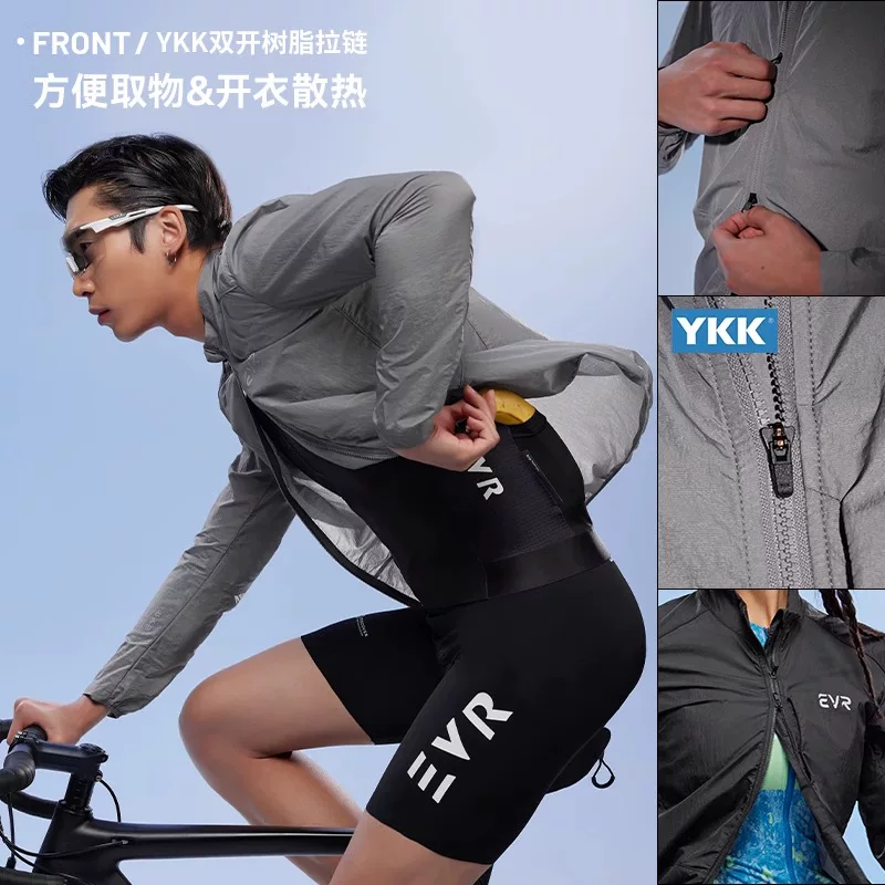 Áo khoác đi xe đạp dòng EVR-Explore áo gió mùa xuân và mùa thu dành cho nam và nữ Áo khoác đi xe đạp chống gió, chống mưa và thoáng khí