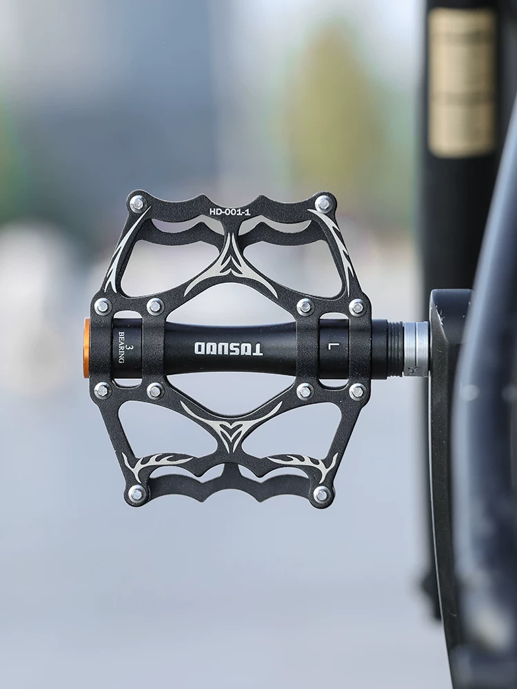 Bàn đạp xe đạp, vòng bi hợp kim nhôm, bàn đạp đa năng chống trượt, phụ kiện đi xe đạp, bàn đạp xe đạp leo núi