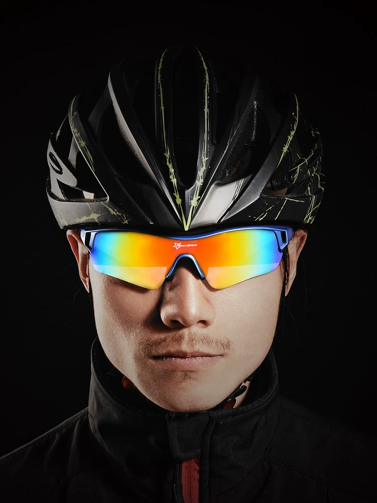 Kính đi xe đạp Rock Brothers kính bảo hộ xe đạp leo núi kính râm phân cực dành cho người cận thị chạy bộ thể thao