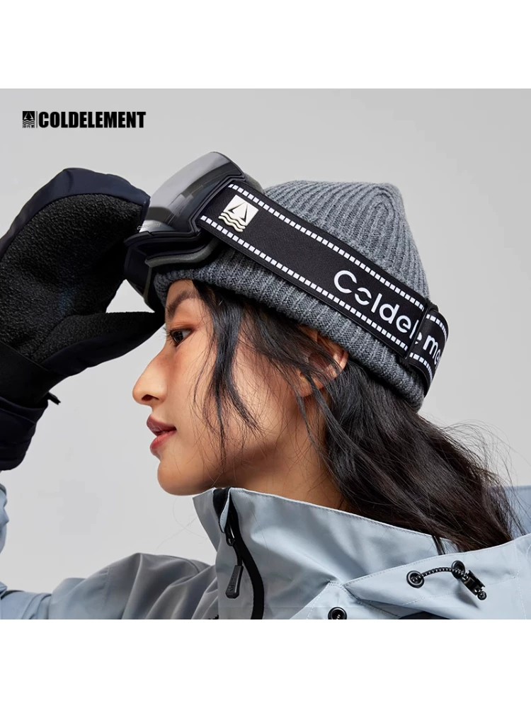 Mũ len giữ ấm mùa đông dành cho trượt tuyết và trượt ván, kiểu dáng unisex dành cho cặp đôi, mũ trượt tuyết 2024, đồ bảo hộ