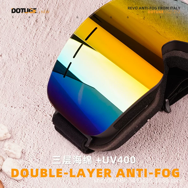 Kính trượt tuyết, kính trượt tuyết chống sương mù, kính trượt tuyết hình trụ dành cho phụ nữ và nam giới, leo núi, leo núi trên tuyết, kính trượt tuyết theo toa