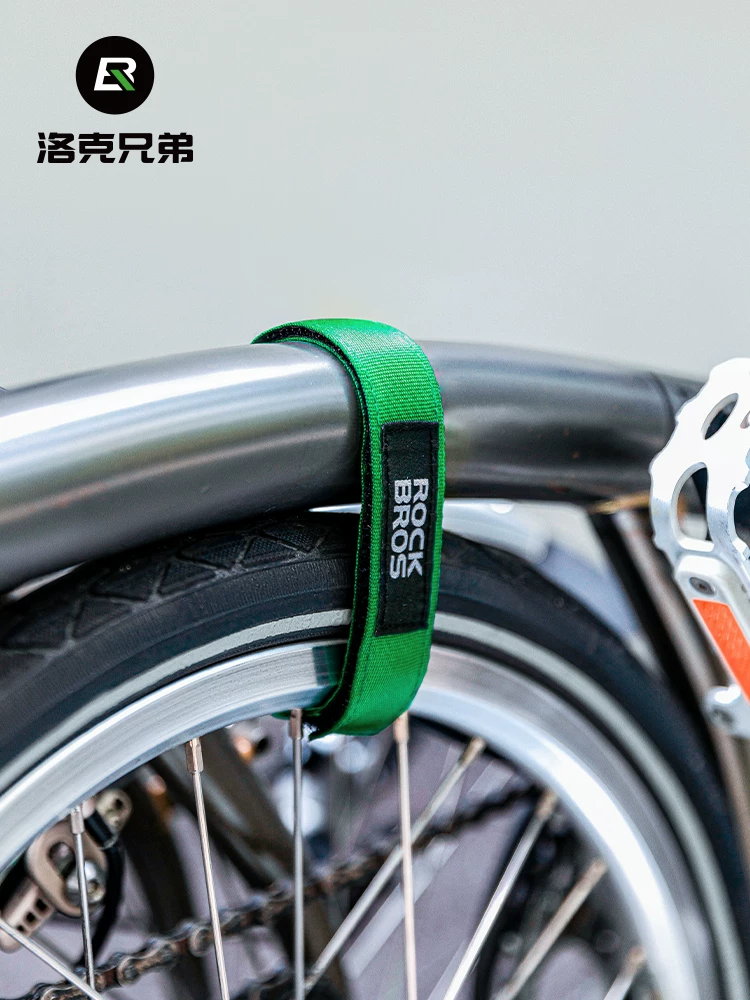 Dây buộc xe đạp Rock Brothers, dây buộc xe đạp gấp nhỏ, dây buộc, dây buộc chân đi xe đạp, dây buộc chân, đa năng.