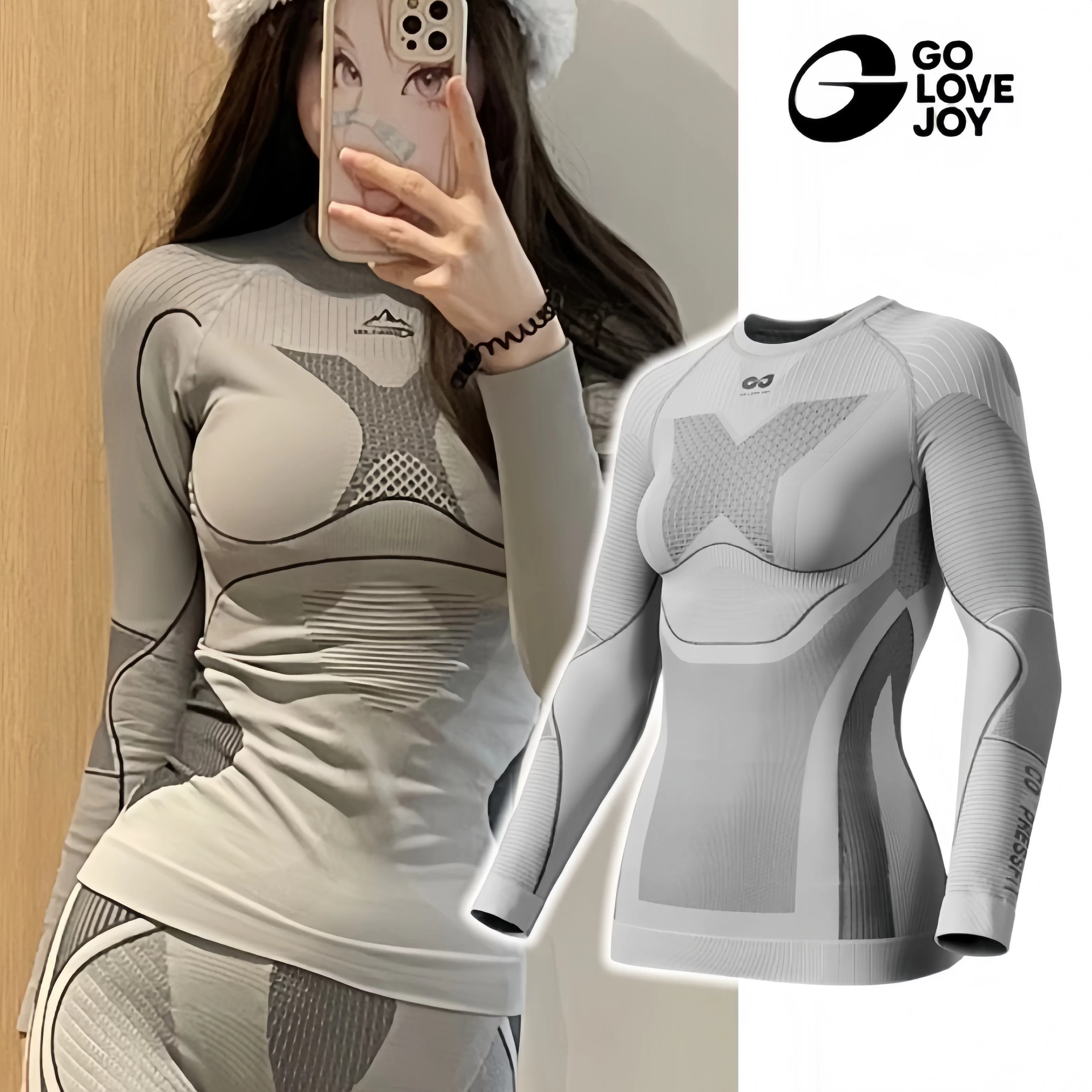 Quần áo trượt tuyết nhanh khô cho phụ nữ trong mùa thu đông, đồ lót thấm mồ hôi và giữ ấm cho nam giới, đồ lót lớp cơ sở nén chuyên nghiệp, quần áo trượt tuyết ngoài trời