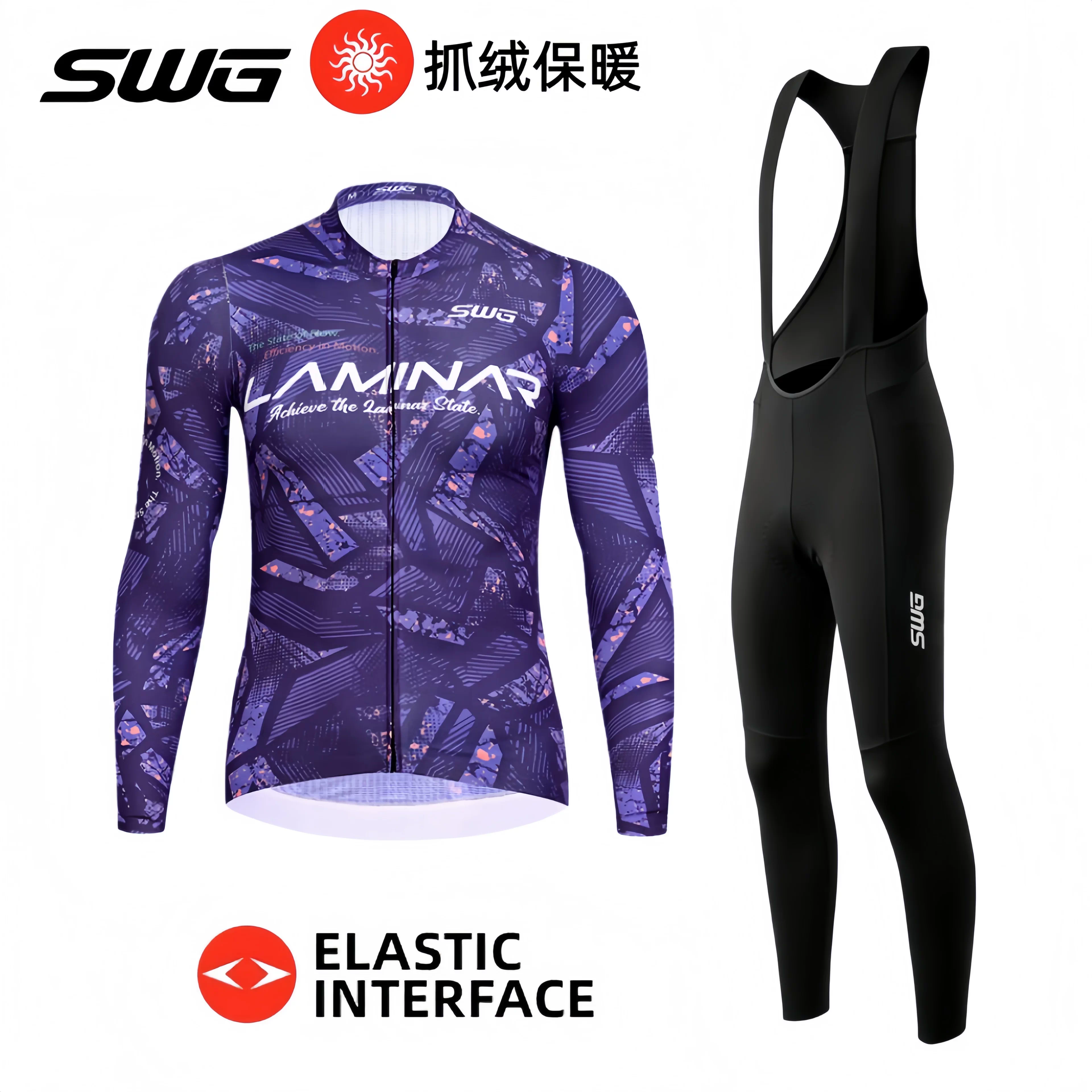 SWG Mingsheng quần áo đi xe đạp mùa thu đông nam lông cừu chống lạnh ấm áp dài tay áo xe đạp đường trường áo khoác chống thấm nước