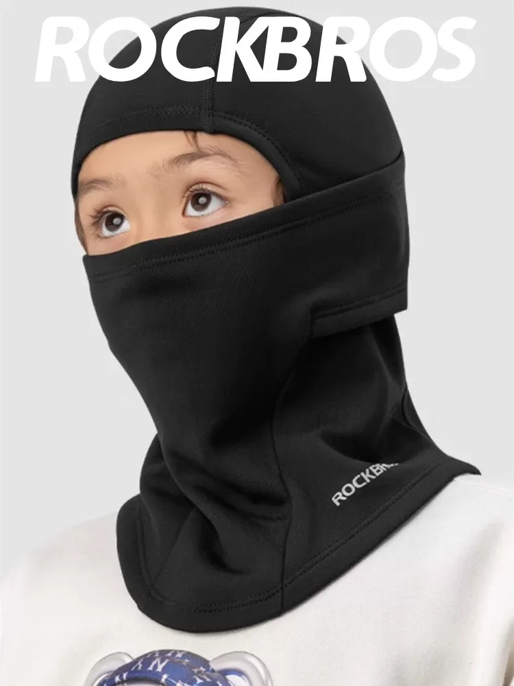 Khẩu trang giữ ấm và chống lạnh cho trẻ em, khăn quàng cổ trượt tuyết ngoài trời mùa đông, bảo vệ toàn mặt cho xe đạp thăng bằng, mũ trùm đầu khi đi xe đạp, khăn trùm đầu chống gió