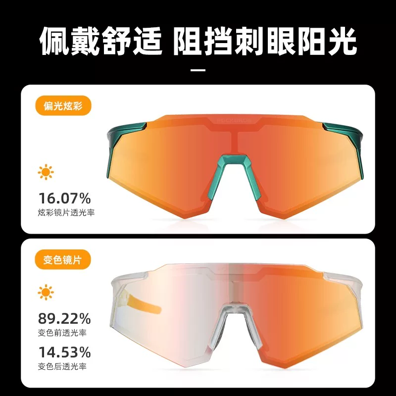 Kính đi xe đạp Locke Brothers, kính cận thị phân cực đổi màu cho nam và nữ, chống gió và chống cát, kính thể thao ngoài trời khi đi xe đạp và chạy bộ