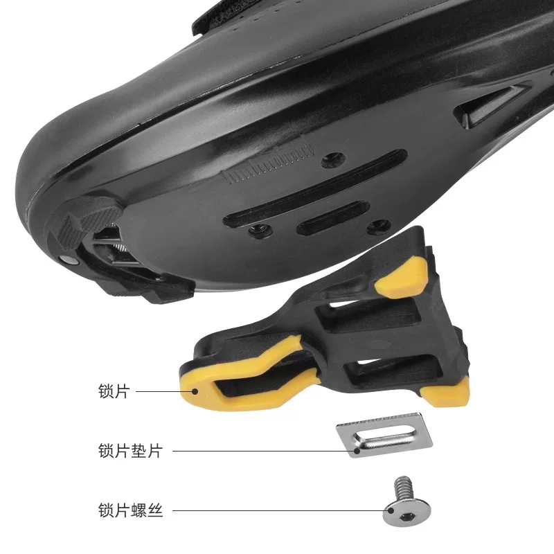 Rock Brothers xe đạp đường trường bàn đạp không cần kẹp hợp kim nhôm bàn đạp vòng bi SPD-SL với giày đạp xe đạp thiết bị
