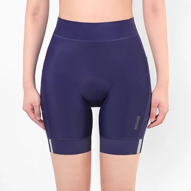 Quần short đạp xe nữ Aisuo mùa hè thoáng khí, quần short xe đạp đường trường, quần short xe đạp leo núi có đệm giảm xóc