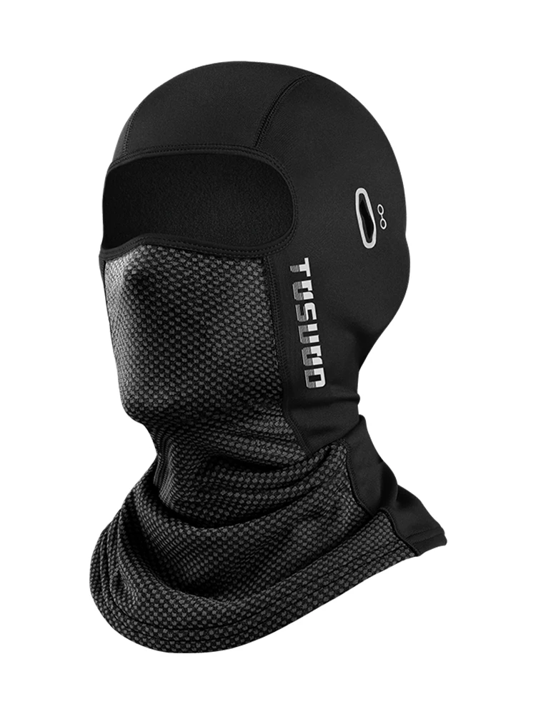 Mặt nạ đi xe đạp cho mùa thu đông, chống gió và chống lạnh, lót lông cừu để giữ ấm, mũ bảo hiểm bên trong mũ bảo hiểm, bảo vệ mặt, mũ bảo hiểm mùa đông dành cho nam giới.