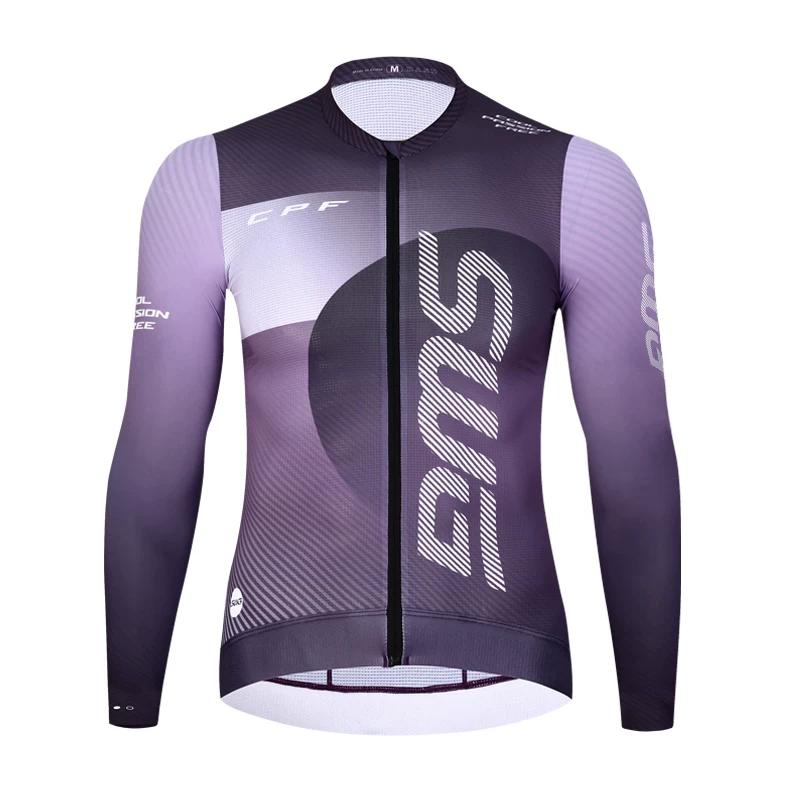 Áo xe đạp SWG Mingsheng nam tay dài, mùa xuân thu 2025, bộ áo xe đạp chuyên nghiệp mới