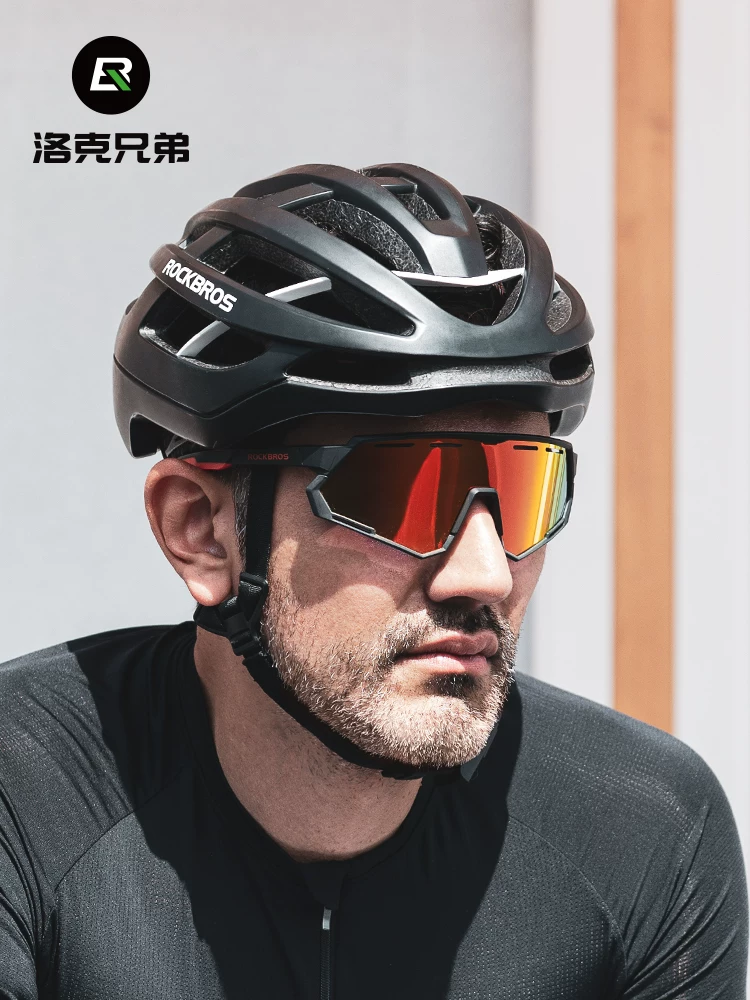 Kính đi xe đạp Rock Brothers Kính cận thị đổi màu phân cực dành cho nam và nữ Kính thể thao ngoài trời chống gió và chống cát khi đi xe đạp và chạy bộ