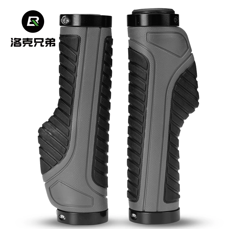 Tay nắm ghi đông xe đạp Rock Brothers, tay nắm phụ trợ xe đạp leo núi, chất liệu cao su, khóa chắc chắn, thoải mái, kiểu dáng quả cầu, chống trơn trượt, giảm xóc