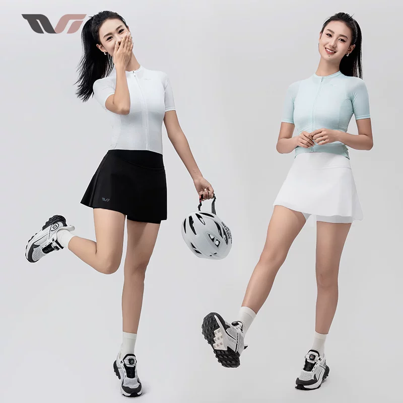 Rock Brothers TVI series váy đi xe đạp chống lộ quần short đi xe đạp đường trường dành cho nữ váy tennis dài nửa thân