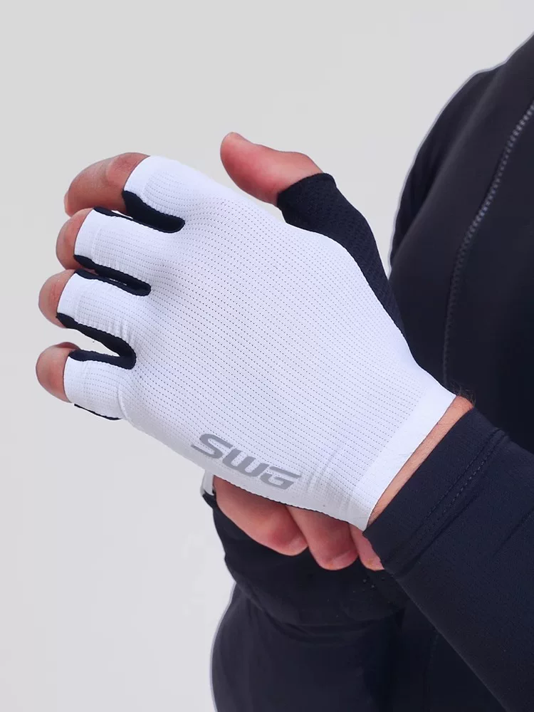 Găng tay ngắn đi xe đạp SWG Mingsheng mùa xuân hè chống sốc thoáng khí xe đạp đường trường dành cho nam và nữ thiết bị đi xe đạp chống trượt