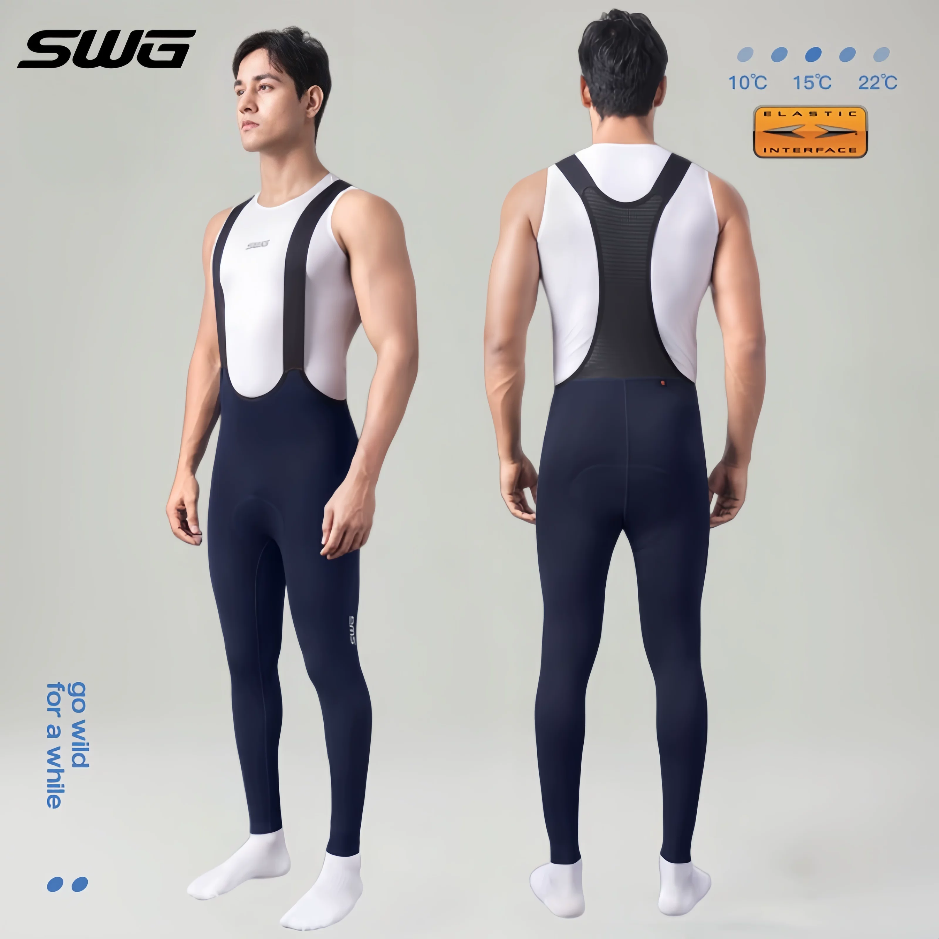 Quần đạp xe giữ ấm mùa thu đông nam SWG Mingsheng, quần dài chuyên nghiệp