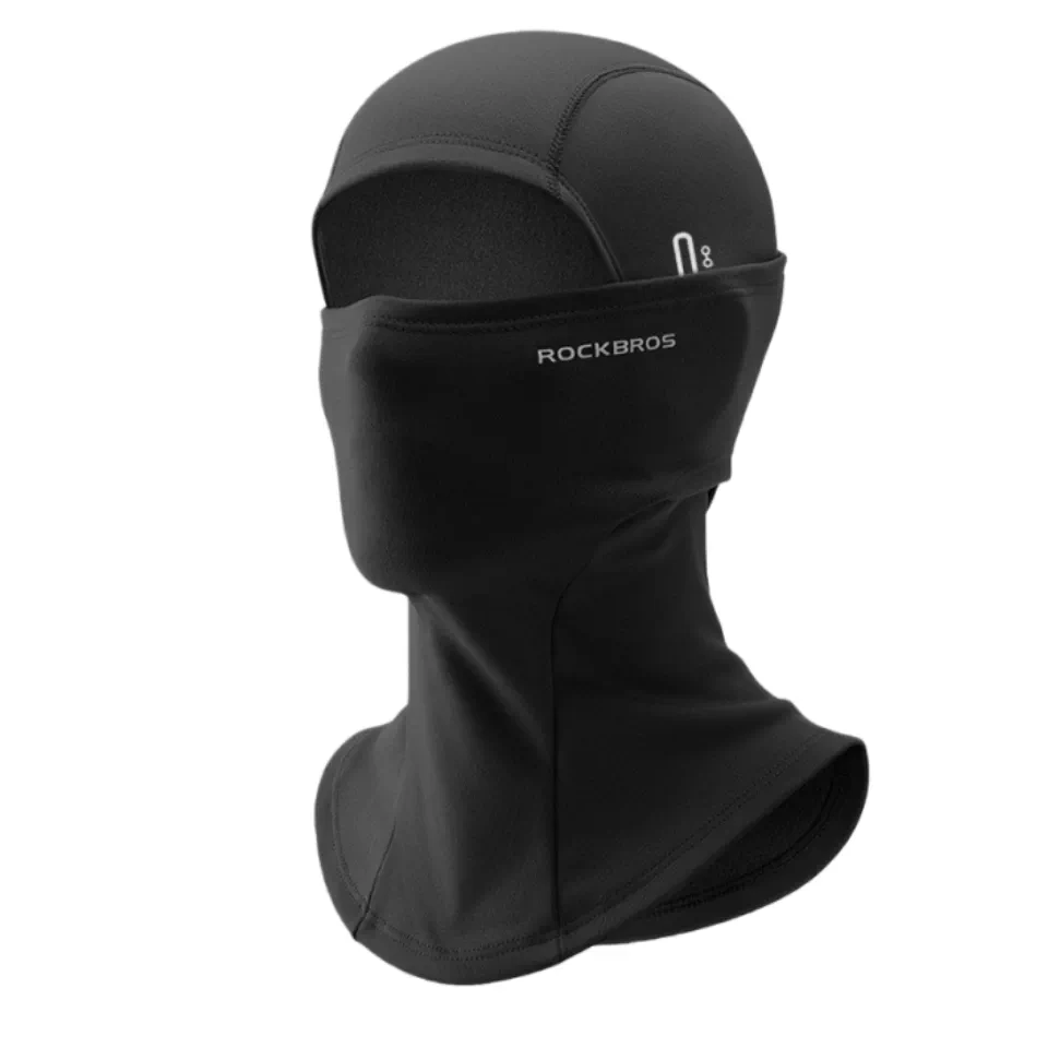 Mũ trùm đầu giữ ấm, chống gió, che mặt toàn diện bằng vải fleece dành cho đi xe đạp, trượt tuyết, đi mô tô của Rock Brothers, thích hợp cho mùa thu và mùa đông, giữ ấm cổ cho cả nam và nữ