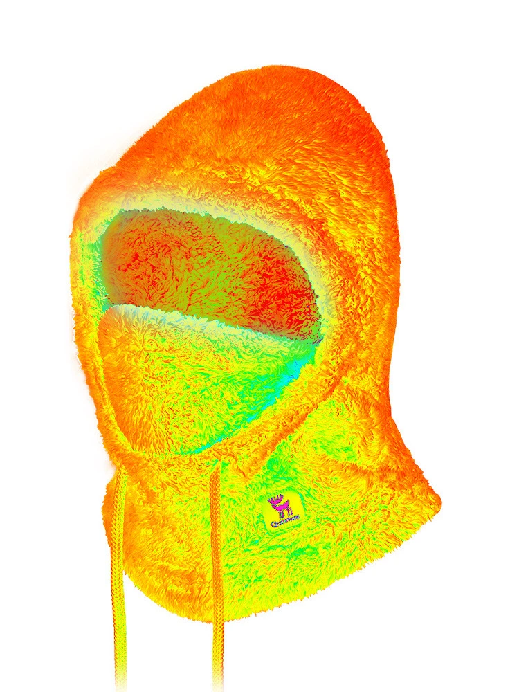 Vỏ mũ bảo hiểm trượt tuyết, ấm áp và dày dặn với lông cừu, mũ trùm đầu và mặt nạ, chống đông, chống gió, thiết bị bảo vệ ván đôi