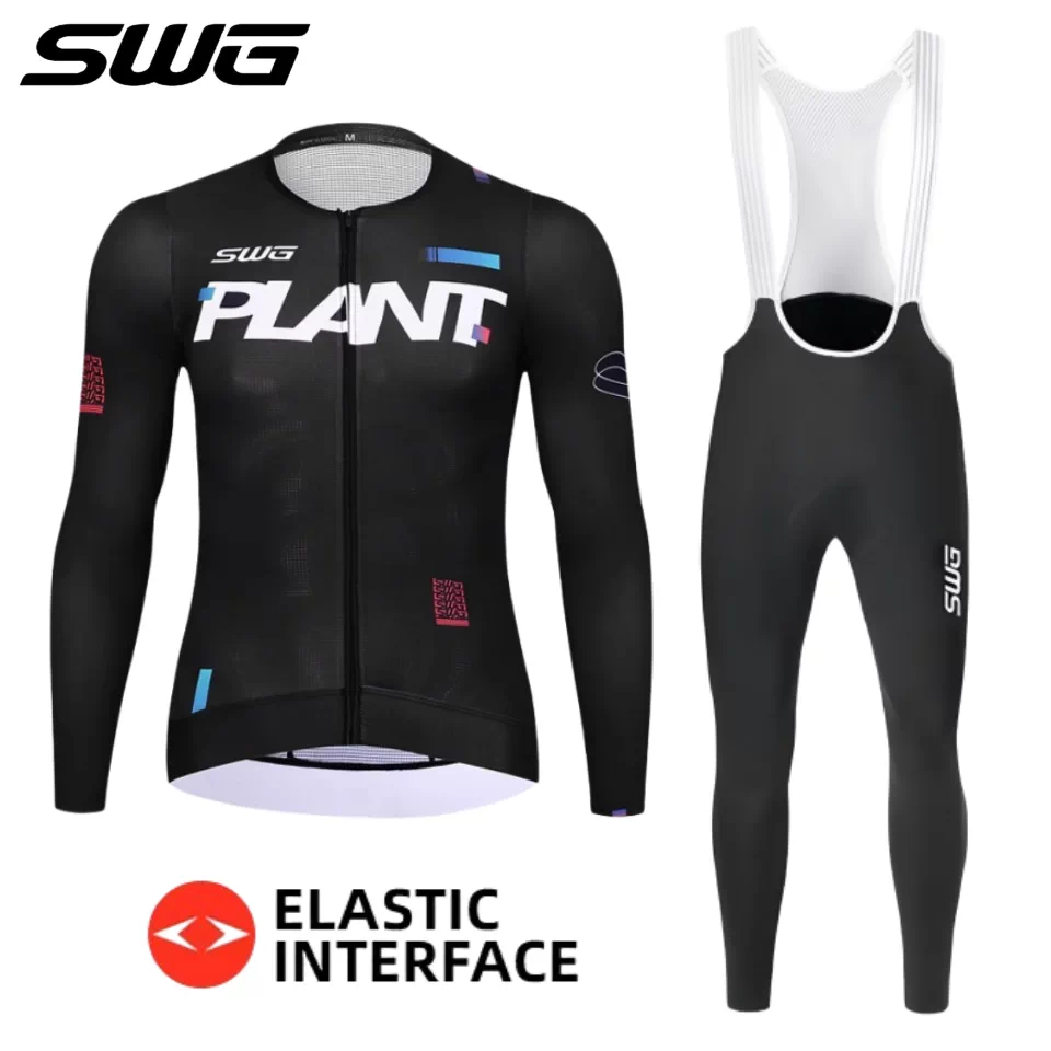 Áo thể thao đạp xe SWG Mingsheng dành cho nam, mùa hè, tay ngắn, bộ đôi, có đệm hình mũi tên, thiết bị đạp xe đường trường