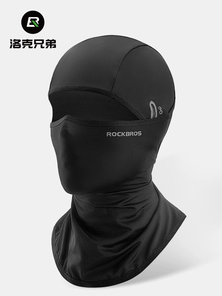 Mặt nạ chống nắng Rock Brothers khăn lụa băng khăn trùm đầu đi xe đạp cổ gaiter mũ đội đầu câu cá phong cách mỏng unisex chống tia cực tím mùa hè