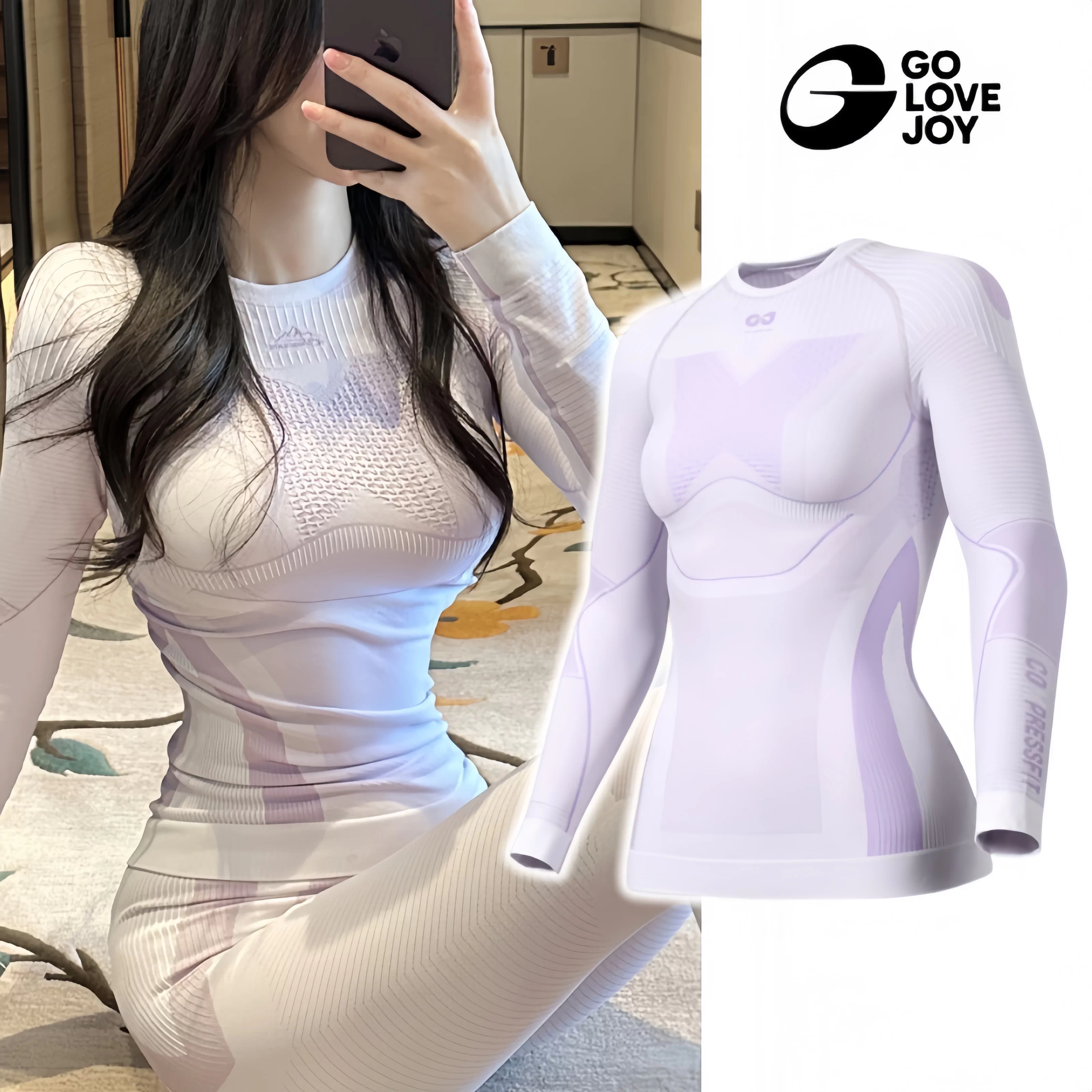 Quần áo trượt tuyết mùa đông nhanh khô, quần áo nén giữ nhiệt, quần lót leo núi, quần áo trượt tuyết chuyên nghiệp, quần legging cho nữ, thấm mồ hôi ngoài trời