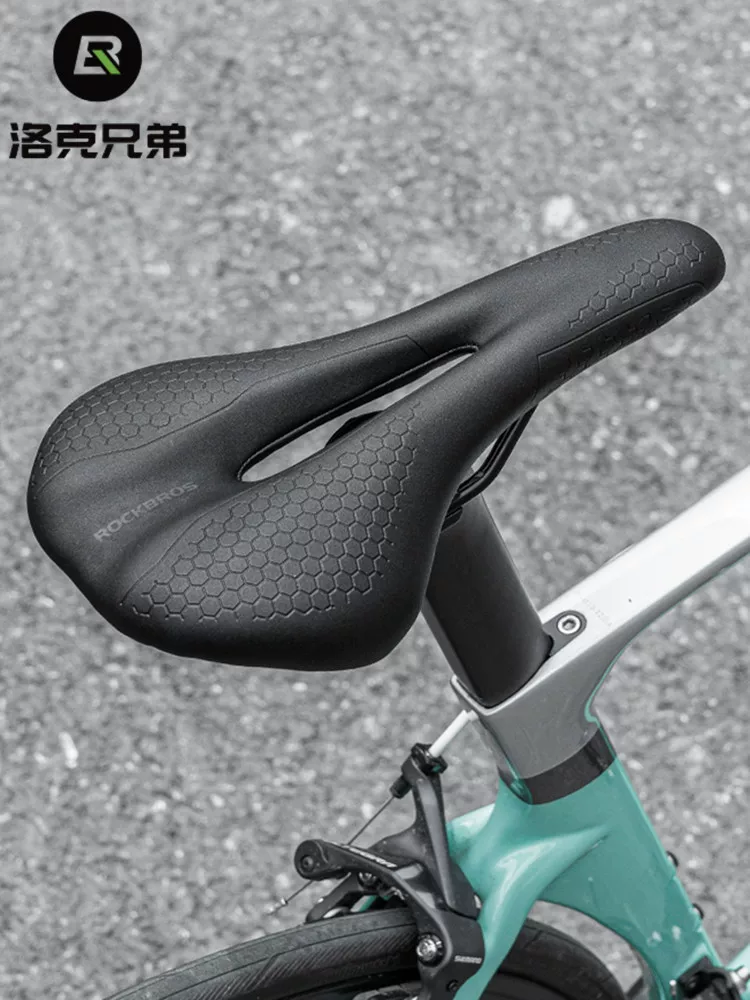 Đệm ngồi xe đạp Rock Brothers dày dặn, thoải mái, yên xe đạp leo núi, yên xe giảm xóc, phụ kiện đạp xe