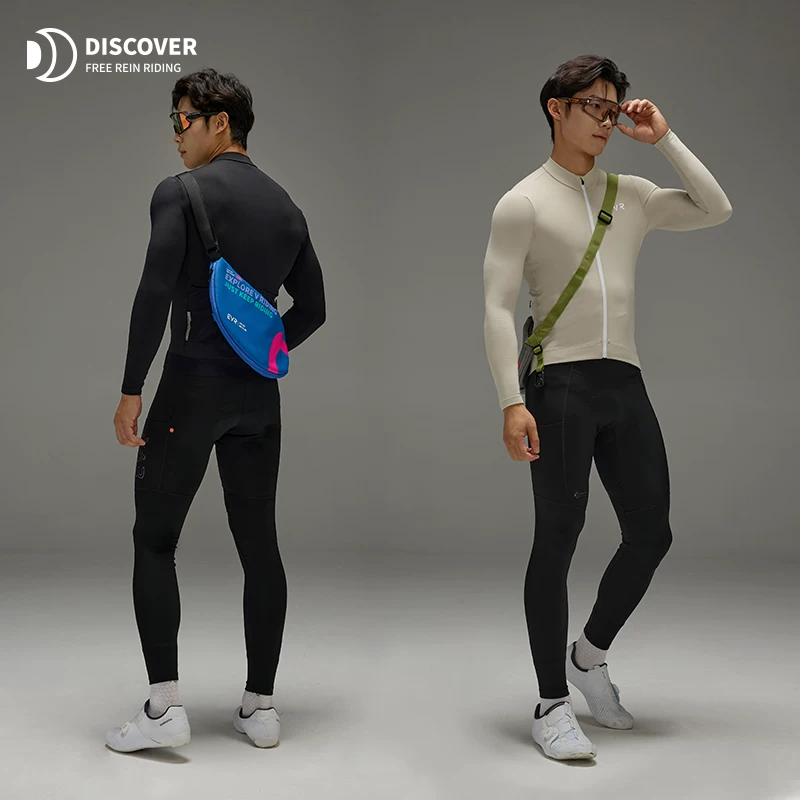 Bộ đồ đi xe đạp bằng lông cừu chống gió EVR áo khoác cộng với quần lông cừu mùa thu đông chống lạnh và ấm áp cho nam đi xe đạp đường trường