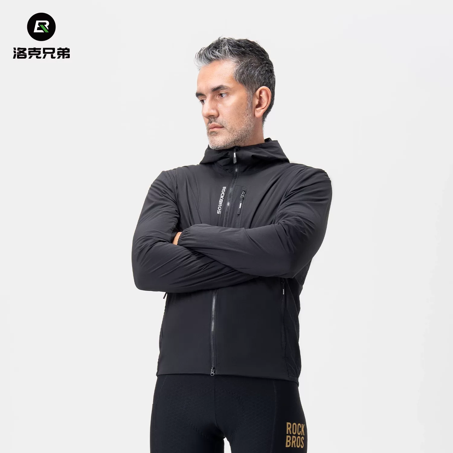 Rock Brothers lông cừu đi xe đạp jersey chống gió hàng đầu ấm áp nam dài tay đường xe đạp leo núi ngoài trời thể thao mùa đông