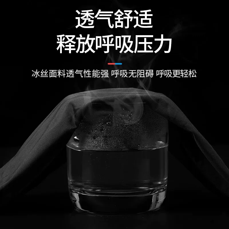 Mũ che nắng bằng lụa băng dành cho nam, khăn che mặt và cổ mùa hè dành cho nữ đi xe máy, thiết bị ngoài trời, mặt nạ đi xe đạp