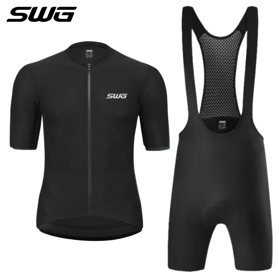 SWG Mingsheng mùa hè đi xe đạp quần áo nam nhanh khô tay ngắn hàng đầu bộ đường xe đạp leo núi đi xe đạp thiết bị