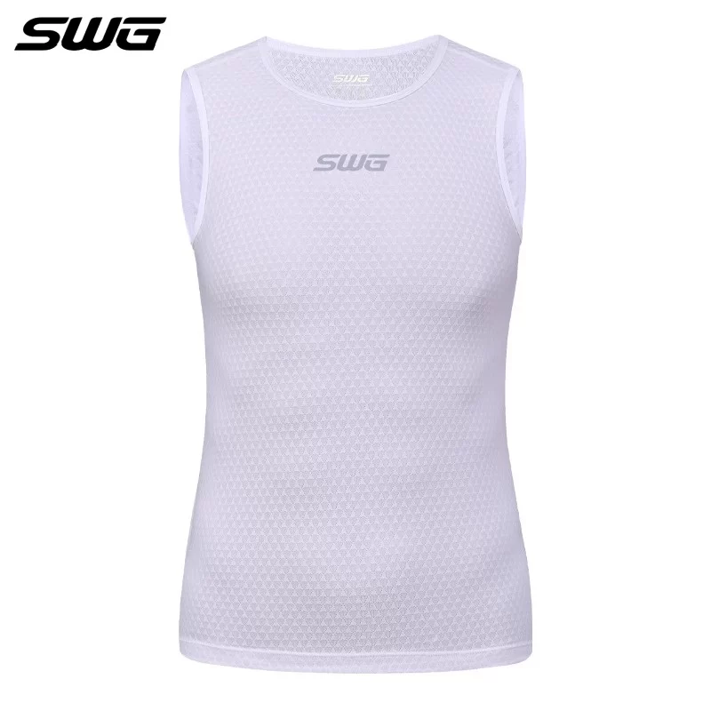 Áo thể thao đạp xe SWG dành cho nam, chất liệu thoáng khí, áo ghi-lê đạp xe đường trường, áo thể thao đạp xe, lớp lót thể thao, quần áo nhanh khô