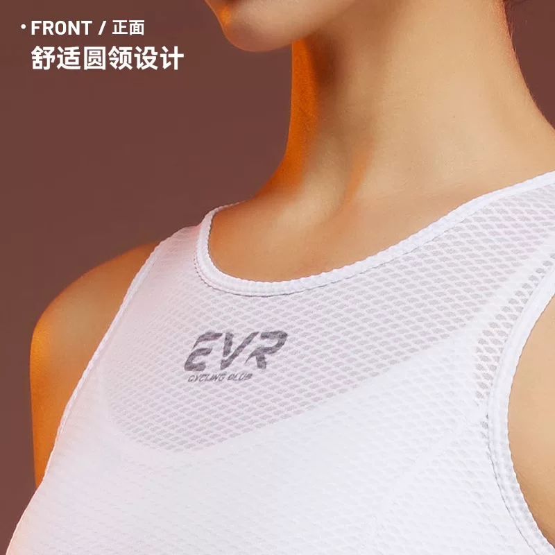 EVR-Áo thấm mồ hôi mùa hè dành cho nữ, áo vest nhanh khô, áo lớp lót, quần áo đạp xe đường núi thấm hút mồ hôi và thoáng khí