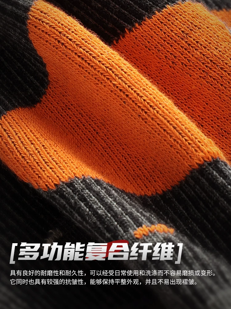 Tất trượt tuyết chuyên nghiệp dành cho nam và nữ, tất ống dài dày bằng len dành cho người lớn dành cho ván đơn và ván đôi, chống xù, thấm mồ hôi, chống trơn trượt và ấm áp.