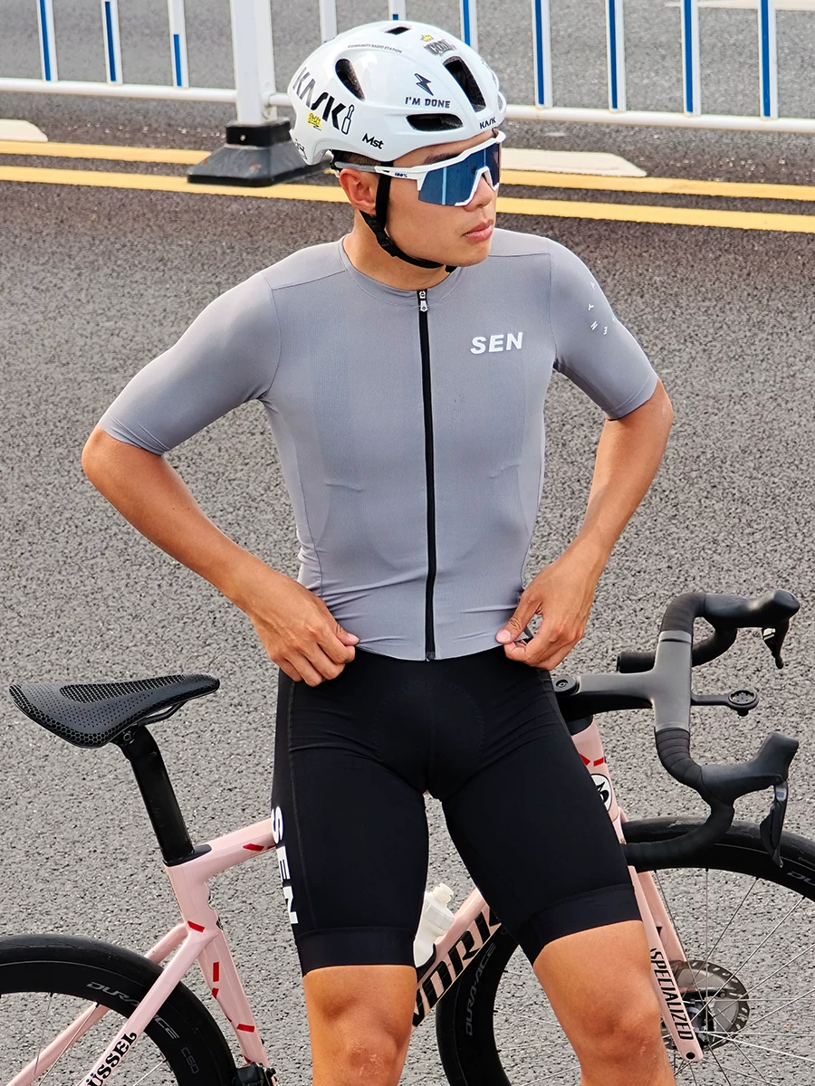 SEN Senpro Explorer Lingying Bộ áo đi xe đạp mùa hè ngắn tay thấm mồ hôi Nhanh khô Xe đạp leo núi Thiết bị xe đạp đường bộ