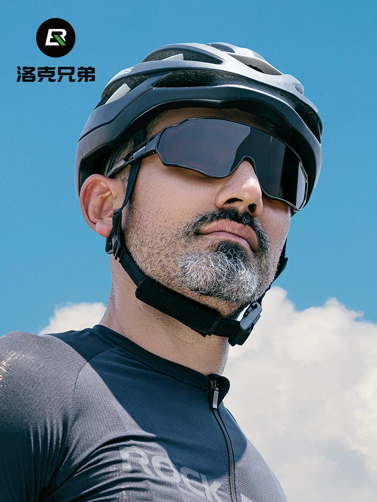 Kính đi xe đạp Rock Brothers dành cho người cận thị, kính bảo hộ xe đạp đường trường chuyên nghiệp, sử dụng kép ngày và đêm, kính đổi màu, chống gió