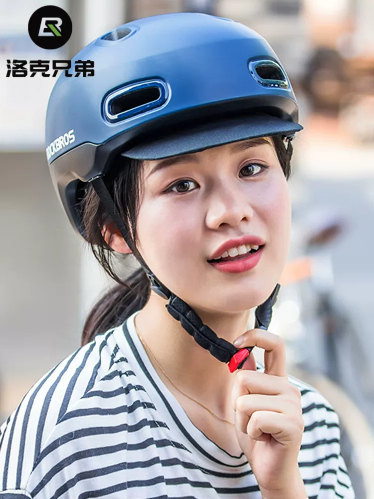 Mũ bảo hiểm đi xe đạp Rock Brothers xe đạp leo núi đô thị đi lại mũ bảo hiểm thông thường mũ bảo hiểm an toàn cho nam và nữ thiết bị đi xe đạp