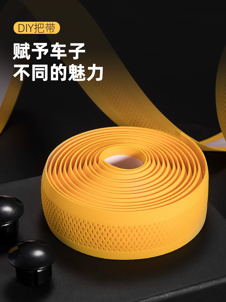 Tay lái xe đạp đường trường Rock Brothers với dây đeo tay lái cong chống trượt, thiết bị đạp xe bằng silicon chống sốc và chống mài mòn dành cho nam giới