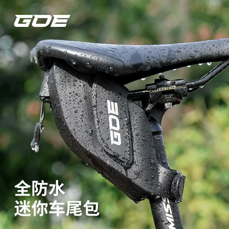 Túi đựng đồ xe đạp GOE chống nước, phản quang, gấp gọn, túi yên xe đạp đường trường, xe đạp leo núi, túi yên sau, thiết bị đạp xe