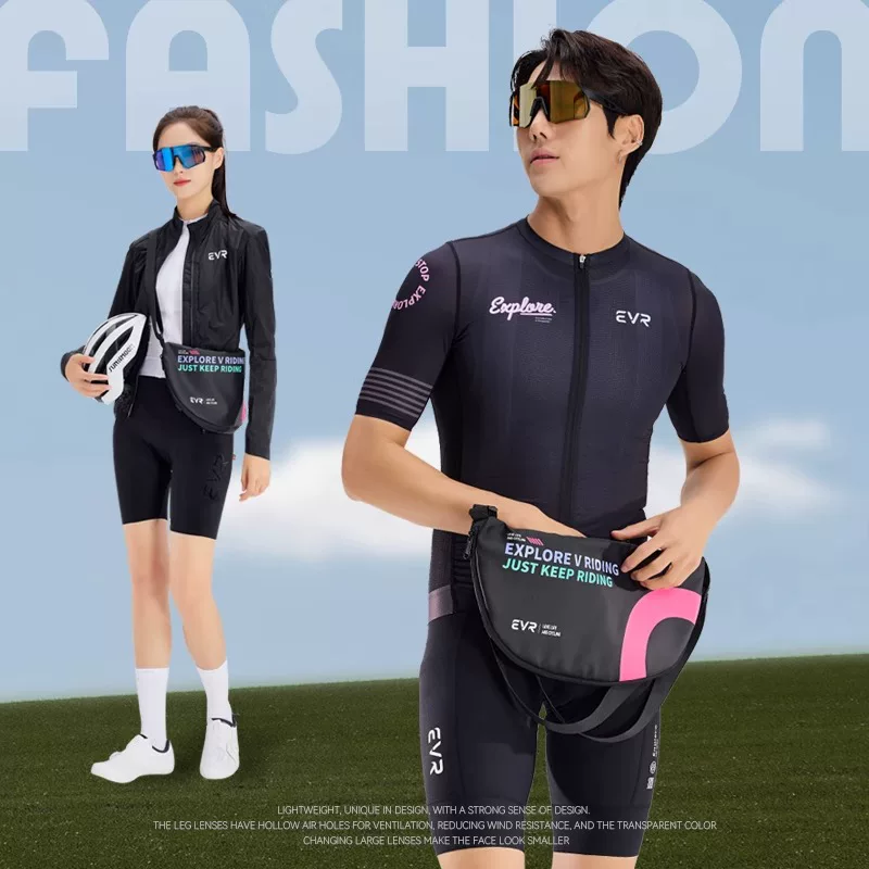 EVR-Túi đi xe đạp Túi đeo chéo Ba lô Túi đi xe đạp đường trường dành cho nam và nữ Thiết bị chống thấm nước dung tích lớn