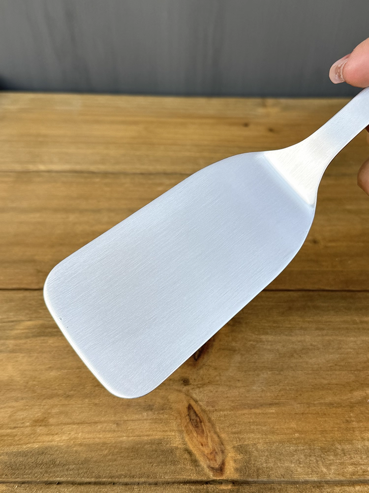 Xẻng nấu ăn bằng thép không gỉ 18/10 chống nóng, cán rỗng, dùng để chiên bít tết, bánh kếp, trứng, xẻng nhỏ dùng cho nồi nhỏ