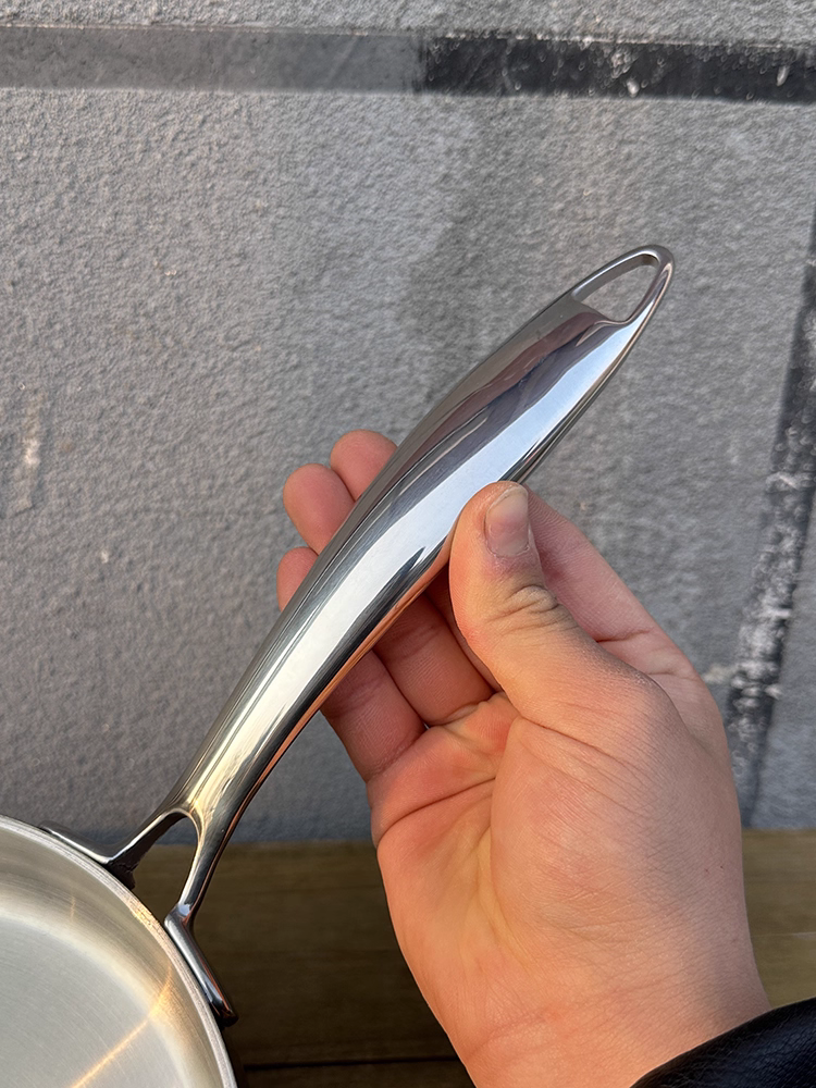 Chảo rán inox 18/10, không tráng phủ, chống dính, chảo làm bánh kếp, chảo bổ sung thức ăn cho bé, thích hợp cho bếp từ và bếp gas.