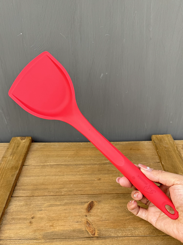 [Bền bỉ] Thìa xúc xích chuyên dụng xuất khẩu, dụng cụ bảo vệ chảo chống dính, thìa silicon đặc biệt, bộ thìa chiên chịu nhiệt cao, thìa nấu ăn gia đình