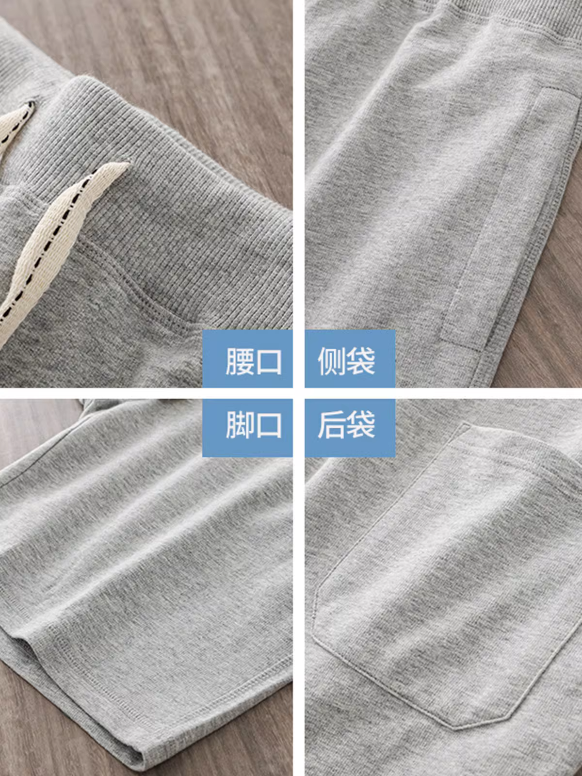 Quần short cotton dày dặn dành cho nam, kiểu mới hè 2024, dáng rộng kiểu Mỹ, quần short dài trung bình mặc ngoài, quần short thể thao rộng rãi năm phần.