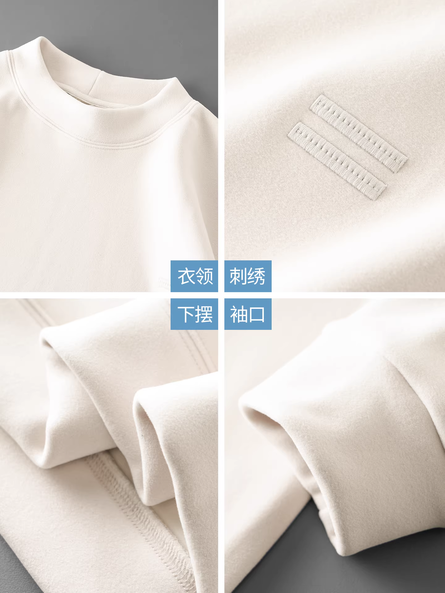 Áo len nhung hạng nặng 500G của Đức dành cho nam, phong cách Mỹ mùa thu đông, lót lông cừu, dày dặn, ấm áp, lớp lót nhung hai mặt, áo khoác cổ tròn.