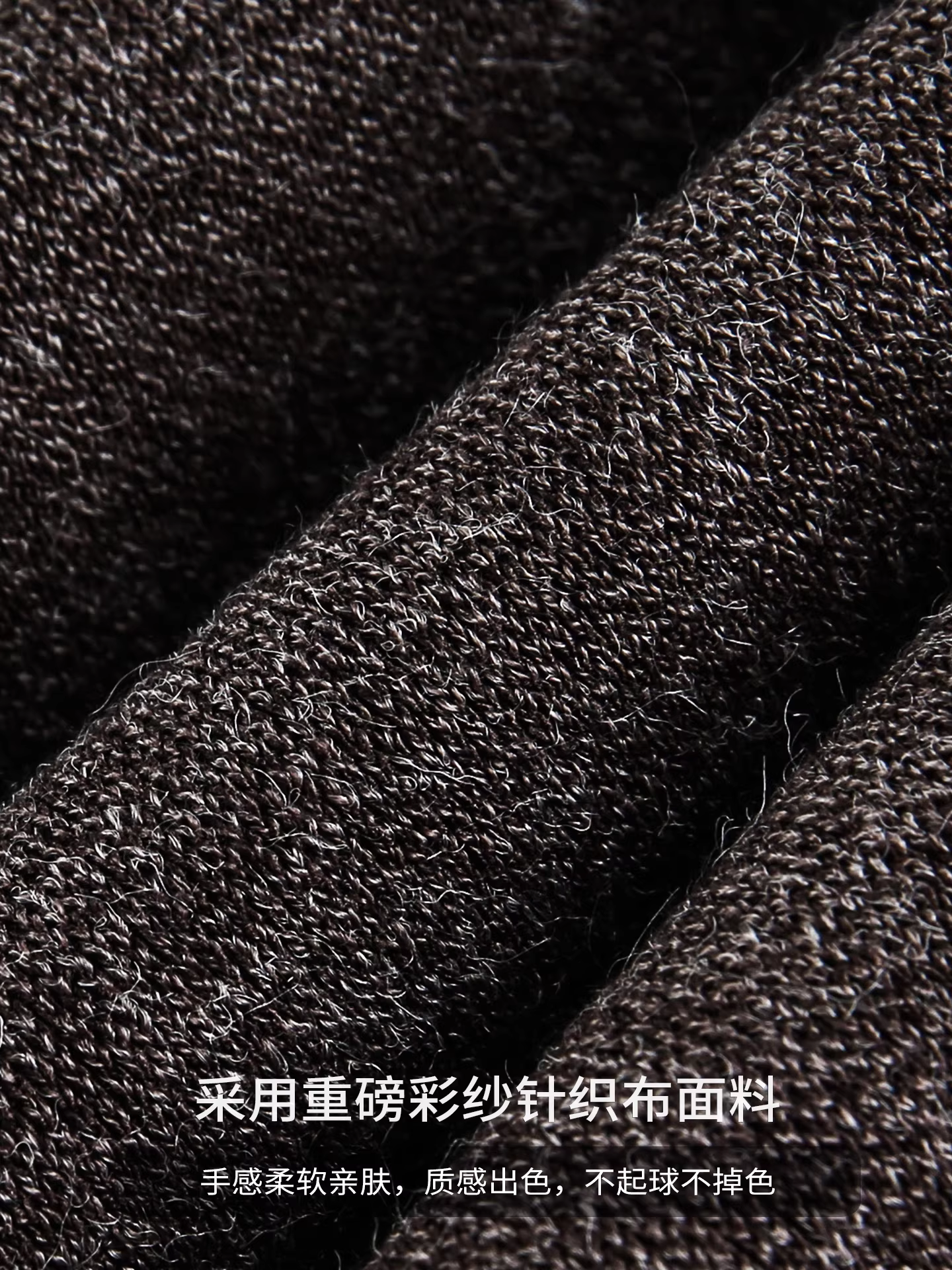 Áo khoác cardigan nam phong cách tiền cổ điển Mỹ mùa thu đông, thiết kế giả hai mảnh và cổ áo lật.