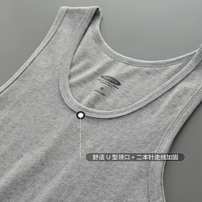 (Mua một tặng một) Áo ba lỗ cotton nguyên chất kiểu Mỹ dành cho nam, áo lót thể thao thể dục, áo thun không tay màu trơn thoáng khí, thương hiệu thời thượng
