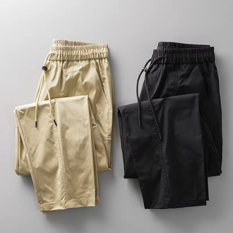 Quần cargo cổ điển dành cho nam, mùa xuân và mùa thu, quần thường ngày hợp thời trang theo phong cách Mỹ, quần thường ngày ống rộng thẳng, chống thấm nước, chức năng, thích hợp cho hoạt động ngoài trời.