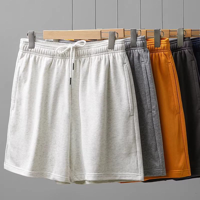 Quần short nam kiểu Mỹ nặng 320G, quần short đi biển rộng rãi mùa hè, quần thể thao bóng rổ kiểu Mỹ thông thường