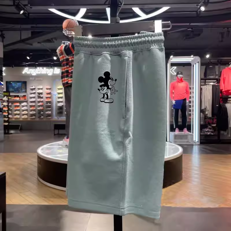 Giảm giá đặc biệt~ Hàng xuất khẩu dư thừa của các thương hiệu nổi tiếng, quần short thể thao thời trang mới giảm giá dành cho nam và nữ, quần short đa năng năm phần.